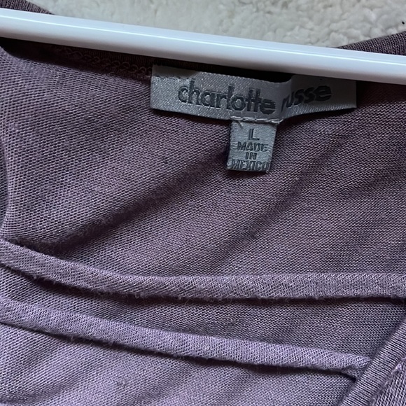 Charlotte Russe Open Shoulder Top - Picture 4 of 4